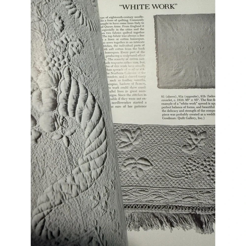 VTG 1985 America's Quilts and Coverlets Safford Bishop HC Quilt Reference